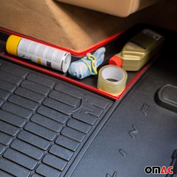 2018-2023 BMW X2 F39 Lower trunk  Premium Cargo Liner Trunk Mat All Weather Heavy Duty Lower Trunk Black Fashion - Image 4