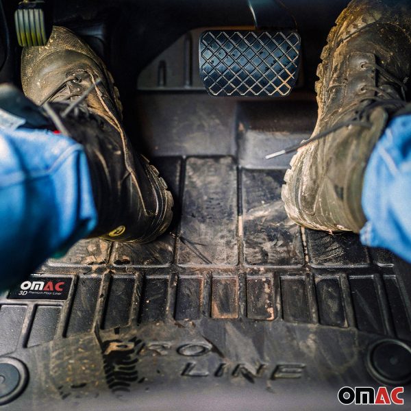 2019-2024 Volvo S60 V60 Premium Floor Mats Liners Full Set All Weather Heavy Duty Hot on Sale - Image 5