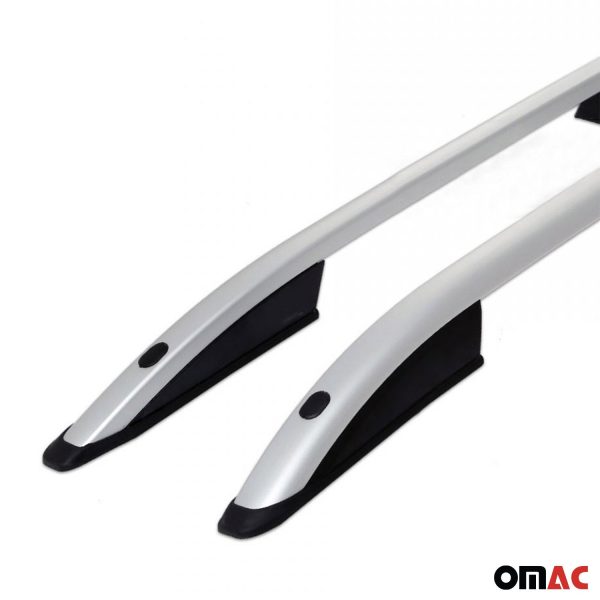 2009-2017 VW Tiguan Roof Rack Rails Side Rails Silver Sale - Image 5