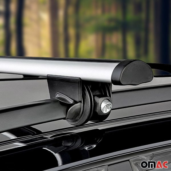 2012-2015 Chevrolet Captiva Sport Roof Rack Cross Bars Silver For Discount - Image 2