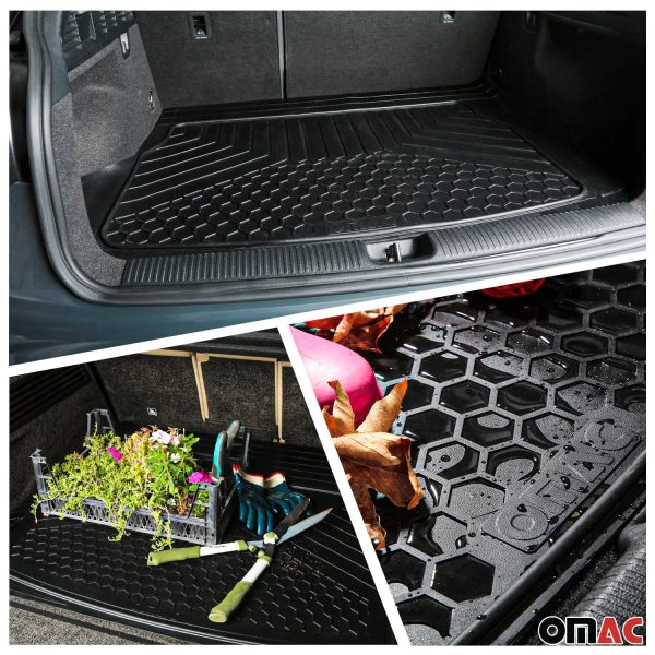Buick Enclave Semi-Custom fit Floor Mats & Cargo Liner Waterproof Black 6Pcs Sale - Image 3
