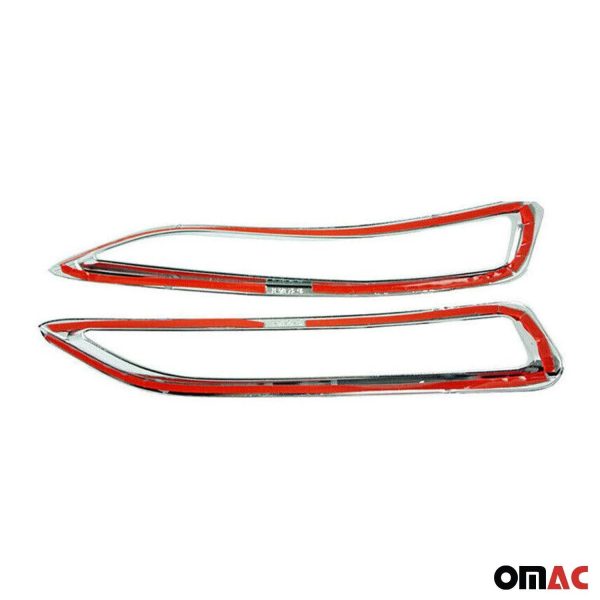 2016-2022 BMW X1 F48 xLine Rear Fog Light Lamp Frame Trim ABS Chrome 2 Pcs For Cheap - Image 5