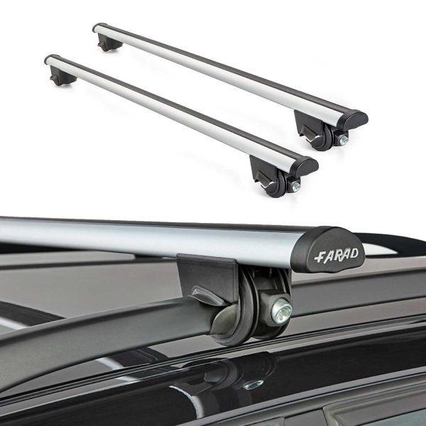 2012-2015 Chevrolet Captiva Sport Roof Rack Cross Bars Silver For Discount