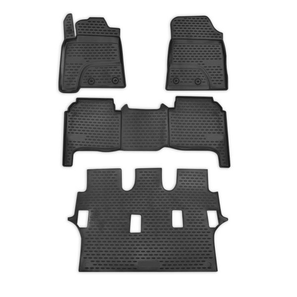 2013-2021 Lexus LX 570 Floor Mats Liners Full Set All Weather Black Cheap