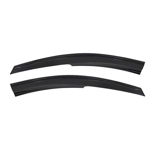 2006-2011 Hyundai Accent Sedan Window Visor Vent Rain Deflector 2Pcs Smoke For Discount - Image 2