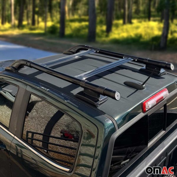 2005-2021 Nissan Frontier Roof Rack Rails Side Rails Black For Sale - Image 2