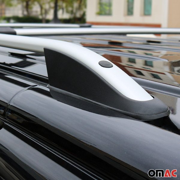 2010-2013 Ford Transit Connect Long Roof Rack Rails Side Rails Silver Supply - Image 3